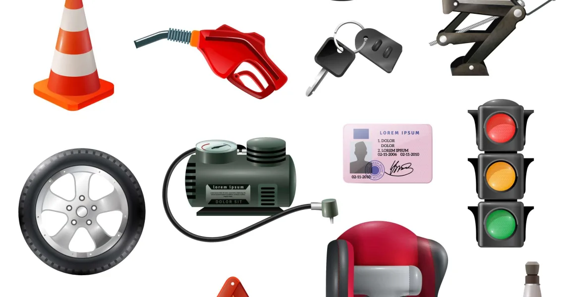 Аксесуари в автомобіль.