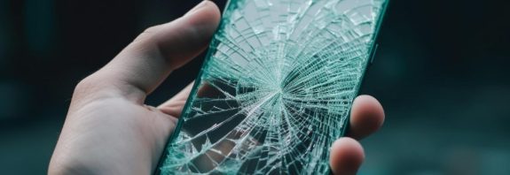 Replacing the protective glass on the phone скла